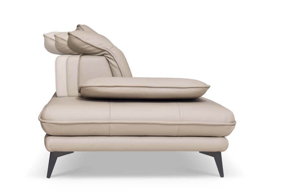 MODELL "COMO" ECKSOFA IN L-FORM IN ECHTLEDER  !